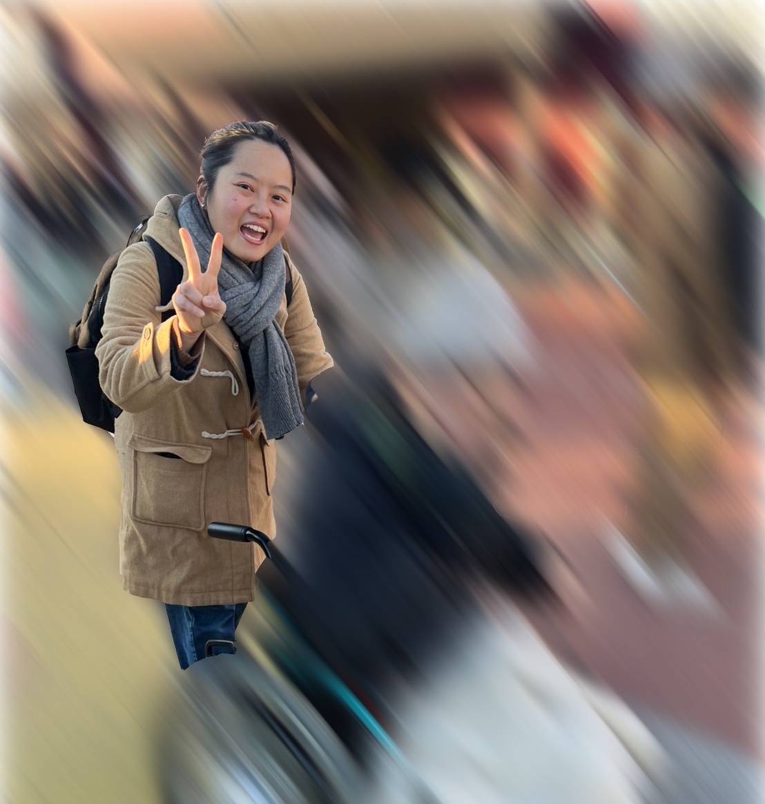 Jess out in Tokyo